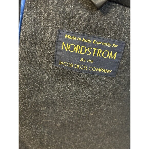 Loro Piana Trench Coat Mid Length Black Wool Storm System Overcoat Men’s 40 Pea - Picture 4 of 6